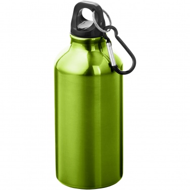 Logotrade meened pilt: Oregon 400 ml alumiiniumist veepudel karabiiniga