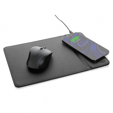 Logotrade reklaamkingituse foto: Swiss Peak RCS taaskasutatud PU 10W juhtmevaba laadimisega hiirematt