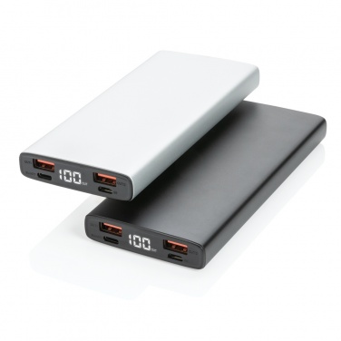 Logo trade ärikingituse pilt: Alumiiniumist 18 W 10 000 mAh PD Powerbank