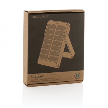 Logo trade reklaamkingi pilt: Skywave RCS rplast päikesepatarei 5000 mAh 10W juhtmevaba