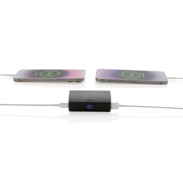 Logo trade reklaamkingituse pilt: FlashCharge RCS rplastic 10000 mah kiirlaadimise akupank