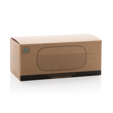 Logo trade firmakingituse pilt: RCS taaskasutatud plastist Soundbox 5W kõlar