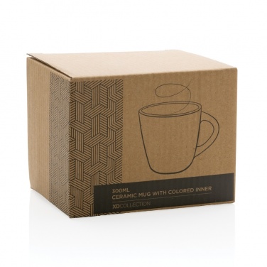 Logotrade reklaamtooted pilt: Värvilise sisepinnaga keraamiline kruus 300ml