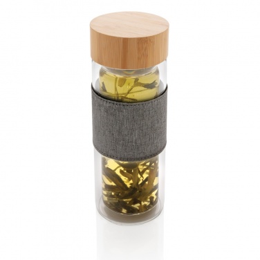 Logo trade reklaamkingi pilt: Impact topeltseinaga borosilikaatklaasist pudel