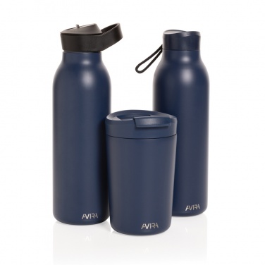 Logotrade reklaamkingi foto: Avira Ara RCS Re-steel klappkaanega veepudel 500ml
