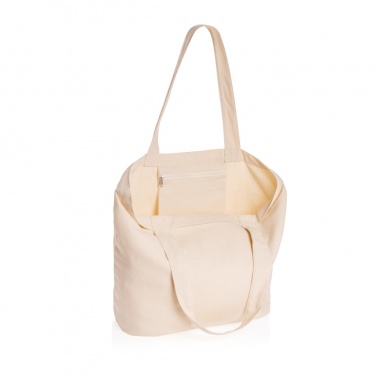 Logotrade meene foto: Impact Aware™ 240 gsm rccanvas shopper värvimata taskuga