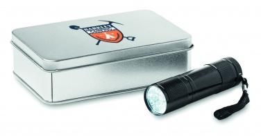 Logotrade reklaamkingituse foto: LED taskulamp plekkkarbis