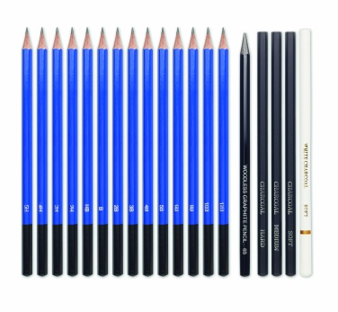 Logotrade ärikingid pilt: 40-osaline kunstikomplekt kohvris