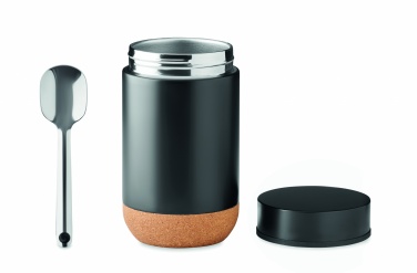 Logo trade ärikingituse pilt: Topeltseintega toidutermos lusikaga 400 ml