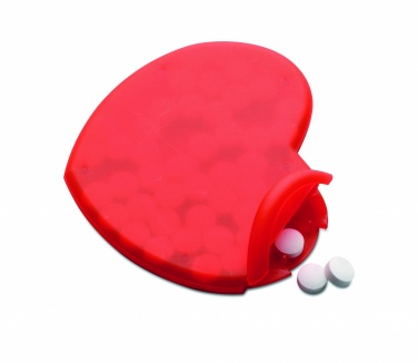 Logotrade ärikingitused pilt: Südamekujuline karp piparmündipastillidega