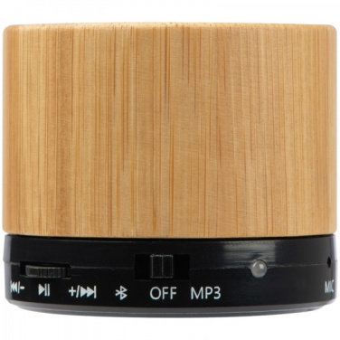 Logo trade firmakingid foto: Bambusest bluetooth kõlar FLEEDWOOD