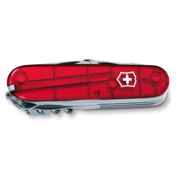 Logo trade reklaamtooted foto: Taskunuga SwissChamp, läbipaistev Victorinox