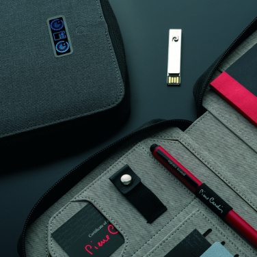 Logotrade firmakingi foto: Eksklusiivne A5 mapp koos akupangaga 4000 mAh Sorbonne