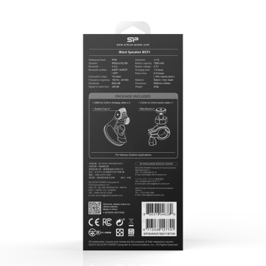 Logo trade reklaamtoote pilt: BLUETOOTH KÕLAR BS71 SILICON POWER