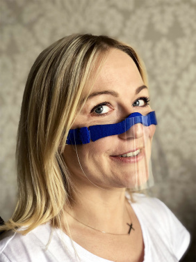 Logotrade ärikingi foto: HESTIA näokaitse - läbipaistev mask suu ja nina jaoks 1452162