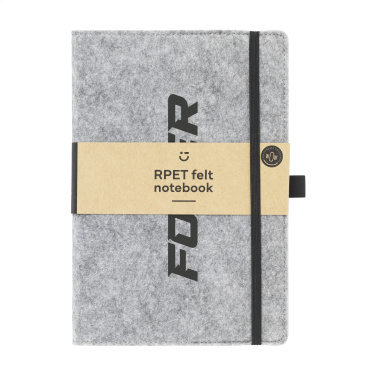 Logo trade firmakingituse pilt: Felty GRS RPET paberist märkmik A5
