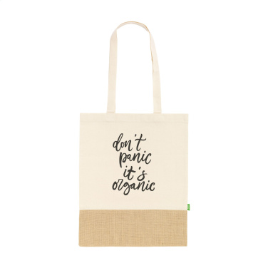 Logotrade reklaamkingituse foto: Combi Organic Shopper kott (160 g/m²).