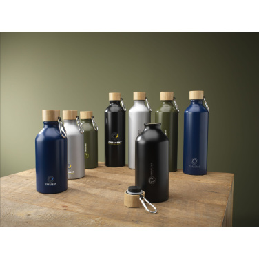 Logo trade meene pilt: AluBamboo GRS Recycled Alu 500 ml veepudel