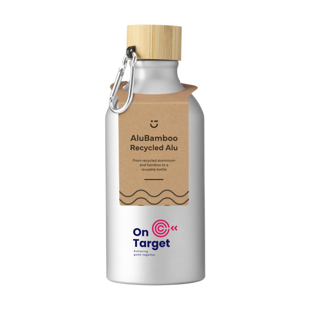 Logotrade firmakingid pilt: AluBamboo GRS Recycled Alu 500 ml veepudel