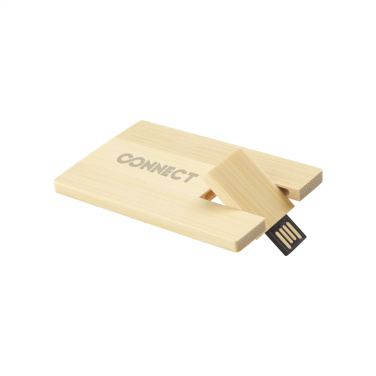 Logotrade firmakingitused pilt: Krediitkaart USB Bamboo 16 GB