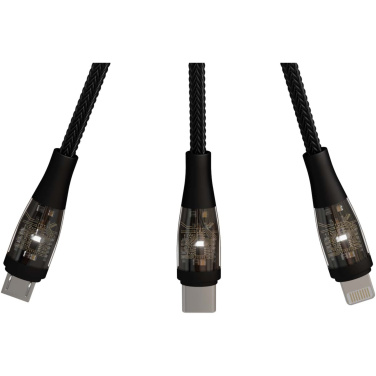 Logotrade reklaamtoote foto: SCX.design C50 5-ühes kiirlaadimiskaabel 100W/5A