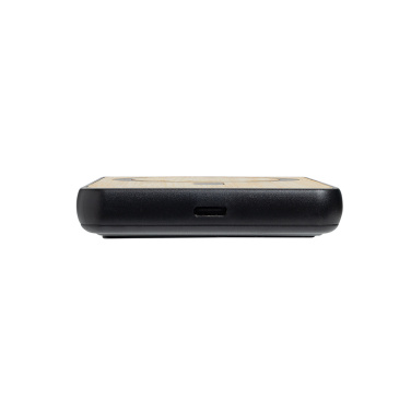 Logo trade reklaamkingituse pilt: Zen RCS plastk 5000 mah 5W magnetiline bambusest akuank