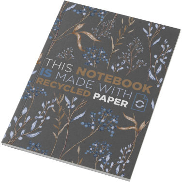 Logo trade reklaamkingitused foto: Novella Austen A5 taaskasutatud pehmekaaneline märkmik - 50 lehte