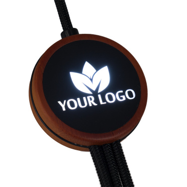 Logotrade ärikingid pilt: Valgustatud logoga 3in1 kaabel - LH-ZM04