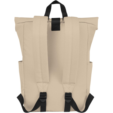 Logo trade reklaamtoote pilt: Byron 15,6" GRS RPET rull-top seljakott 18L