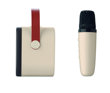 Logo trade firmakingituse pilt: Karaokekomplekt kõlari ja mikrofoniga