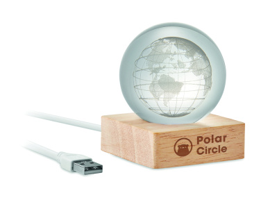 Logotrade reklaamkingitused pilt: LED-klaasist kera Globe