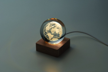 Logotrade firmakingi foto: LED-klaasist kera Globe