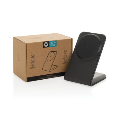 Logo trade firmakingid foto: VoltPerch RCS taaskasutatud plastist 15W magnetiline juhtmevaba laadija