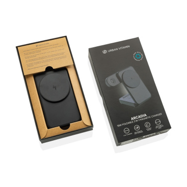 Logotrade reklaamtooted pilt: Urban Vitamin Arcadia RCS plastikust 15W 3in1 magnetiline laadija