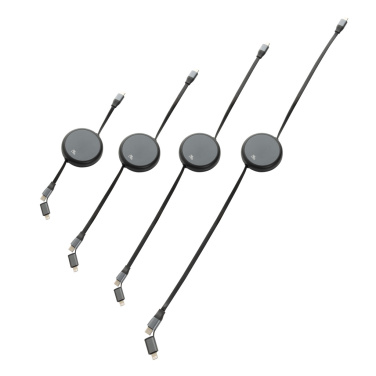 Logotrade meene foto: Terra RCS alumiiniumist sissetõmmatav 240W 2-in-1 kaabel