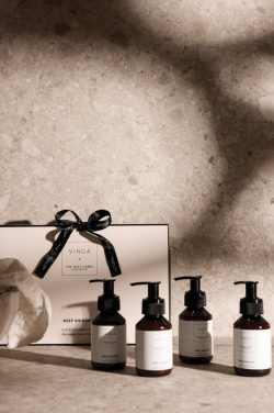 Logo trade meened foto: VINGA x TGL keha- ja kätehoolduskomplekt