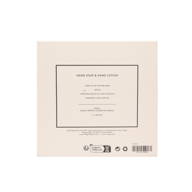 Logo trade reklaamtooted foto: VINGA x TGL kätehoolduskomplekt