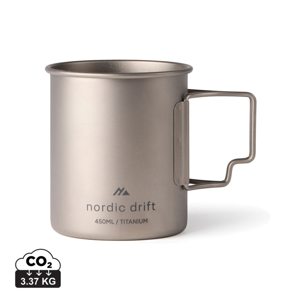 Logo trade reklaamtoote pilt: Nordic Drift Trail Ultra Light Titanium 450ml kruus