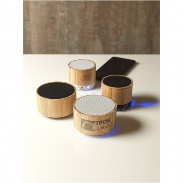 Logotrade mainoslahjat ja liikelahjat tuotekuva: Cosmos Bluetooth® -kaiutin, bambua