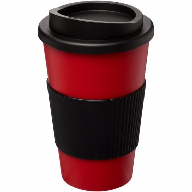 Logo trade liikelahja kuva: Americano® 350 ml eristetty muki oterenkaalla