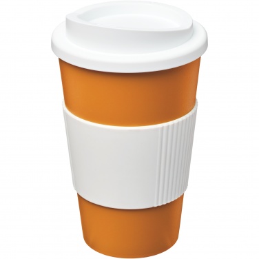 Logo trade mainostuotet tuotekuva: Americano® 350 ml eristetty muki oterenkaalla