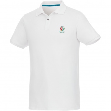 Logotrade liikelahja tuotekuva: Beryl short sleeve men's organic recycled polo