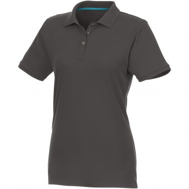 Logo trade mainoslahja ja liikelahja tuotekuva: Beryl short sleeve women's organic recycled polo