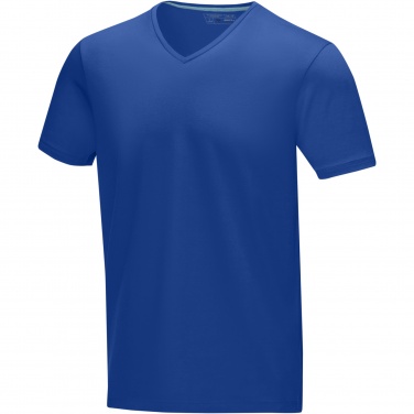 Logotrade liikelahja mainoslahja kuva: Kawartha short sleeve men's organic V-neck t-shirt