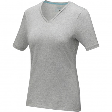 Logotrade liikelahjat mainoslahjat tuotekuva: Kawartha short sleeve women's organic V-neck t-shirt