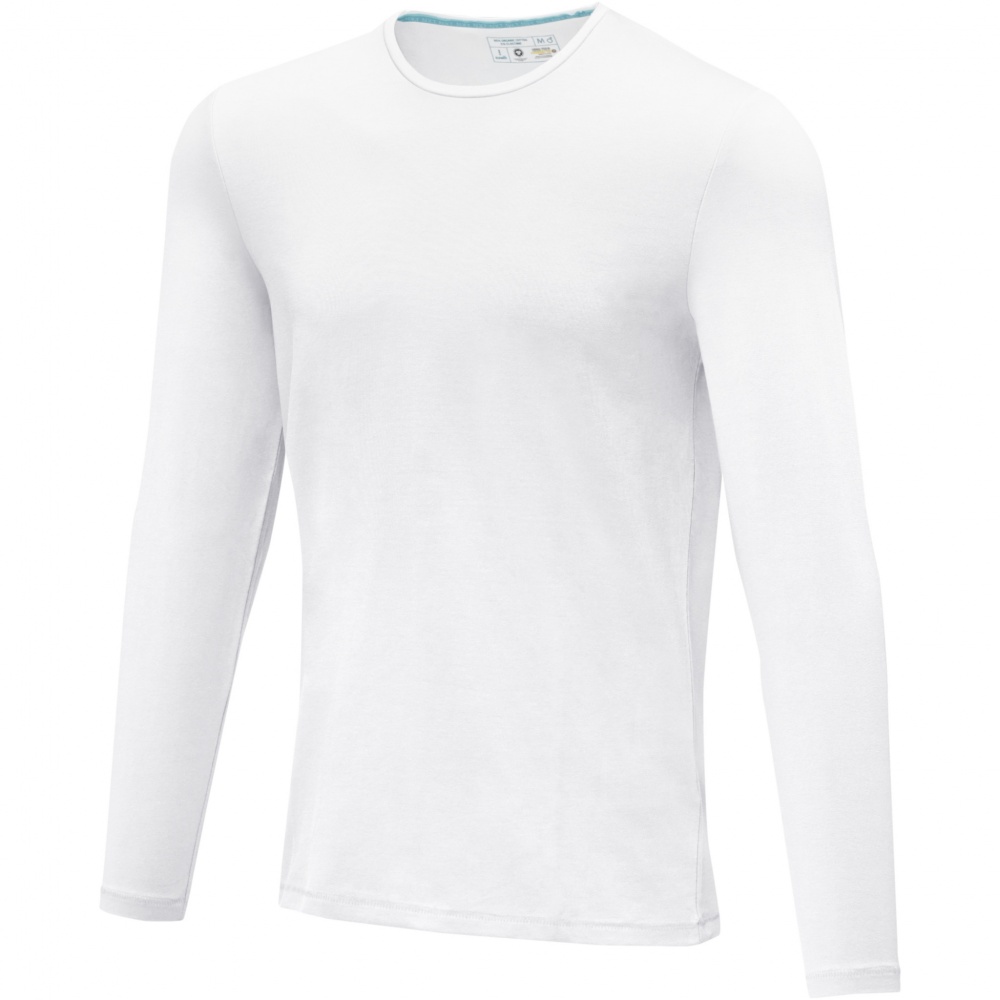 Logotrade mainoslahja ja liikelahja kuva: Ponoka long sleeve men's organic t-shirt