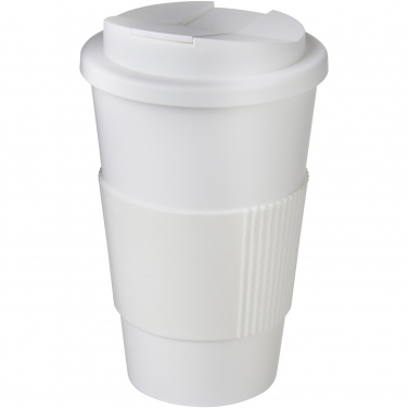 Logotrade liikelahja mainoslahja kuva: Americano® 350 ml muki, läikyttämätön kansi, grippi