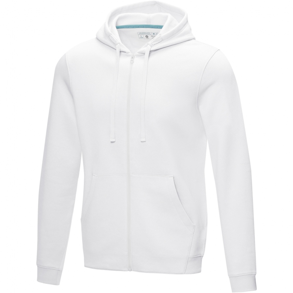 Logotrade liikelahjat mainoslahjat tuotekuva: Ruby men’s organic recycled full zip hoodie