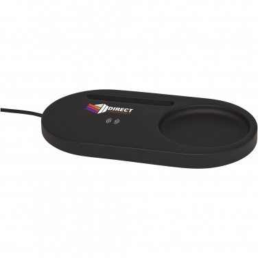 Logo trade mainostuotet tuotekuva: Klip-työpöydänjärjestäjä, 5 W, langattomasti lataava