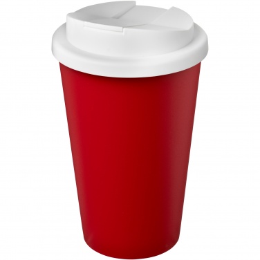 Logo trade liikelahja mainoslahja tuotekuva: Americano® Eco 350 ml kierrätysmuki läikkymättömällä kannella